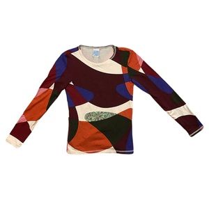Colorful long sleeve t-shirt kids Size 12